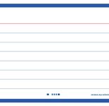 Oxford Karteikarten Flash 80 Blatt liniert blau