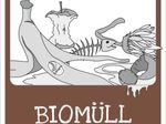 SafetyMarking® Hinweisschild Mülltrennung "Biomüll" 10 x 10 cm