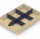 styro Schubladeneinsatz styrodoc Polystyrol pastellgelb