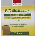 quickpack Biomüllbeutel 10,0 l, braun