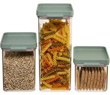 MEPAL Vorratsdosen-Set Omnia, nordic sage, 0,7/1,1/2,0 l