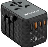 verbatim UTA-05 GaN-Ladeadapter schwarz, 65 W