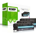 KMP Toner H-T196CMY cyan, magenta, gelb kompatibel zu HP 305A (CF370AM), 3er-Set