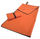 Dyckhoff Mikrofaserhandtuch mit Reißverschluss 120 x 60 cm orange