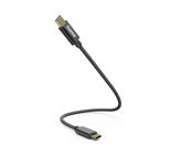 hama Ladekabel schwarz, Kabellänge: 0,2 m