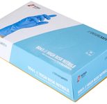 NITRAS® Einmalhandschuhe HIGH RISK NITRILE, Größe M, blau