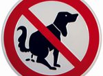 SafetyMarking® Verbotsschild "Hier kein Hundeklo" Ø 20 cm