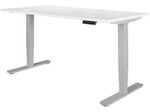 AMSTYLE elektrisch höhenverstellbares Tischgestell SPM4.002 Silber