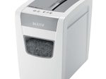LEITZ Aktenvernichter mit Partikelschnitt IQ Slim Office weiß