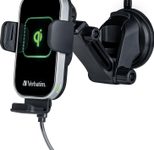 verbatim Car Charger FWC-02 Induktives Kfz-Ladegerät schwarz, Kabellänge: 1,0 m, 15 Watt