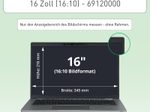 LEITZ Display-Blickschutzfolie für 40,6 cm (16,0 Zoll)