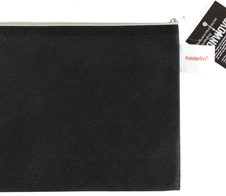 FolderSys Reißverschlussbeutel, schwarz, 25,50  x  19  cm