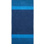 Dyckhoff Saunatuch XL Two-Tone Stripe 200 x 100 cm blau