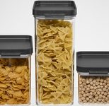 MEPAL Vorratsdosen-Set Omnia, nordic black, 0,7/1,1/2,0 l