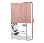 SIGEL Notizbuch CONCEPTUM, liniert, 194 Seiten, DIN A5