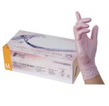 NITRAS® Einmalhandschuhe GLAMOUR WAVE, Größe M, rosa