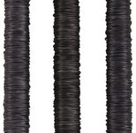 Rayher Blumendraht Basteldraht schwarz 0,65 mm