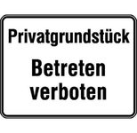 SafetyMarking® Hinweisschild "Betreten verboten" 33 x 25 cm