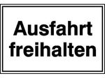 SafetyMarking® Hinweisschild "Ausfahrt freihalten" 33 x 25 cm