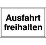 SafetyMarking® Hinweisschild "Ausfahrt freihalten" 33 x 25 cm
