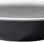 MEPAL Rührschüsseln, Salatschüsseln Silueta nordic black 4,0 l