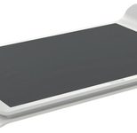 LEITZ Fußstütze Ergo Kunststoff grau