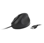 Kensington Pro Fit® Ergo Maus ergonomisch kabelgebunden schwarz