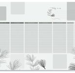 SIGEL Schreibtischunterlage DESIGN 59,5 x 41,0 cm, khaki/weiß