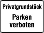 SafetyMarking® Hinweisschild "Parken verboten" 33 x 25 cm