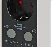 brennenstuhl Timer-Steckdose schwarz