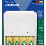 VARTA Plug Charger inkl. Akkus 4xAA