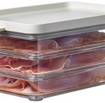 MEPAL Kühlschrankdose Omnia Aufschnitt 3-lagig, nordic white, 3 x 0,5 l