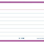 Oxford Karteikarten Flash 80 Blatt liniert lila