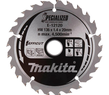 makita Kreissägeblatt E-12120 EFFICUT 136x20x25Z