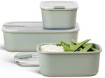 MEPAL Frischhaltedosen-Set EasyClip, nordic sage, 2 x 0,7 l / 1 x 1,5 l