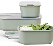 MEPAL Frischhaltedosen-Set EasyClip, nordic sage, 2 x 0,7 l / 1 x 1,5 l