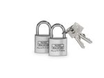 BURG WÄCHTER Vorhängeschloss Duo 77040 SB, silber