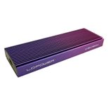 LC-Power LC-M2-C-MULTI-4 Speicherlaufwerksgehäuse SSD-Gehäuse Schwarz, Violett, Violett M.2