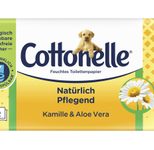 Cottonelle Feuchtes Toilettenpapier Natürlich Pflegend Kamille & Aloe Vera 42 Tücher