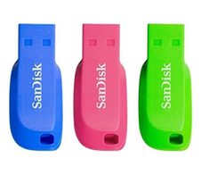 SanDisk Cruzer Blade USB-Stick 16 GB 3-Pack