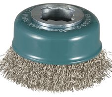 makita Drahtbürste für Winkelschleifer 75mm Edelstahl X-Lock D-73346