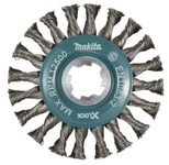 makita Drahtbürste für Winkelschleifer Rundbürste 115mm X-Lock D-73405