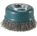 makita Drahtbürste für Winkelschleifer 75mm verzinkter Stahl X-Lock D-73396
