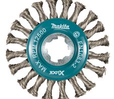 makita Drahtbürste für Winkelschleifer Rundbürste 115mm X-Lock D-73352