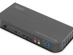 Digitus KVM Switch, 2x1  DP, DP/HDMI Out,USB 4Kx2K@60Hz