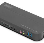 Digitus KVM Switch, 2x1  DP, DP/HDMI Out,USB 4Kx2K@60Hz