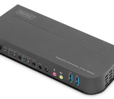 Digitus KVM Switch, 2x1  DP, DP/HDMI Out,USB 4Kx2K@60Hz