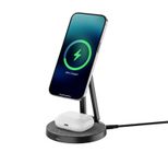 XLAYER MagFix Pro 2 in 1 Induktive Ladestation schwarz, 15 Watt