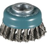 makita Drahtbürste für Winkelschleifer 80mm X-Lock D-73374