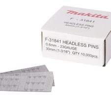 makita Stiftnägel ohne Kopf 0.6x30mm F-31841, 10000 Stück